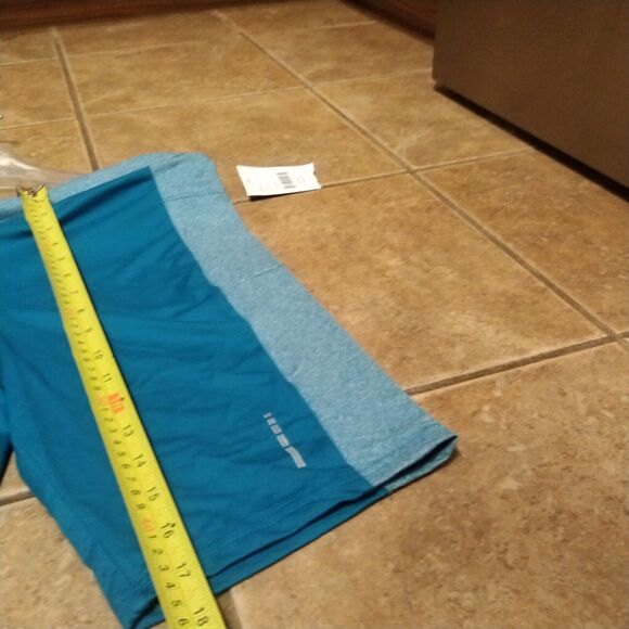 New PBX PRO Shorts Women's L Lg Large Hybrid Nylon Performance Green/Gray - Picture 9 of 9